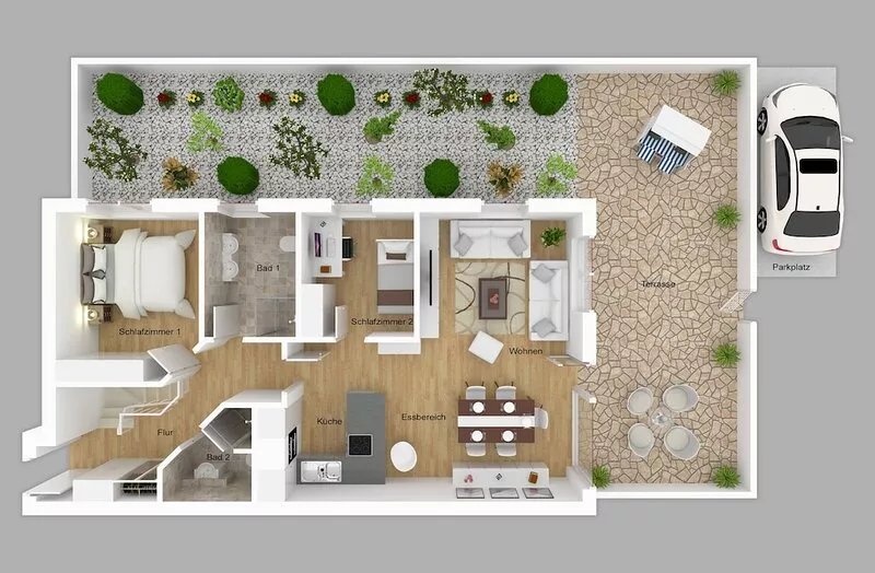 Modern, spacious apartment in a quiet location in Cuxhaven-Duhnen
