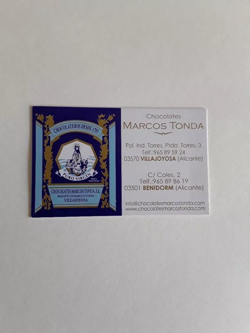 Chocolates Marcos Tonda