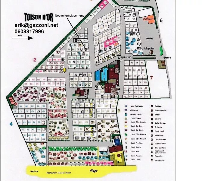 MOBIL-HOME PAMPELONNE BEACH / ST TROPEZ CAMPING THE GOLDEN ROOFING 100M BEACH
