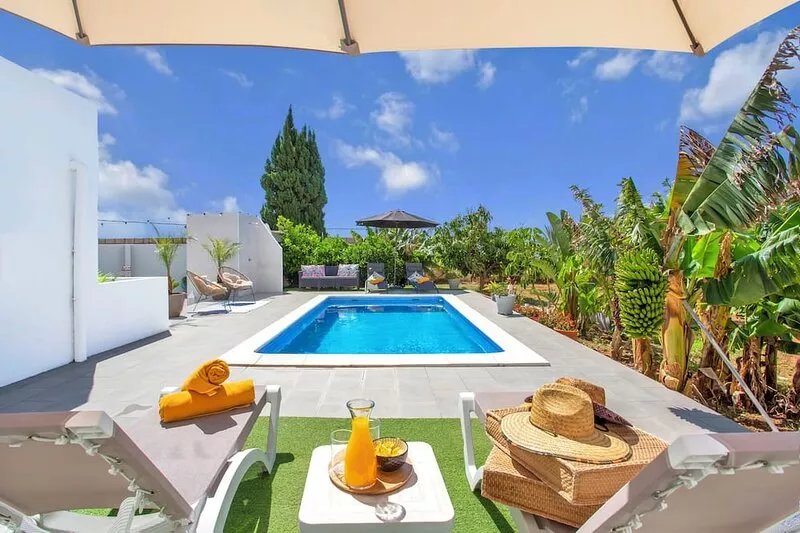 Heated private pool