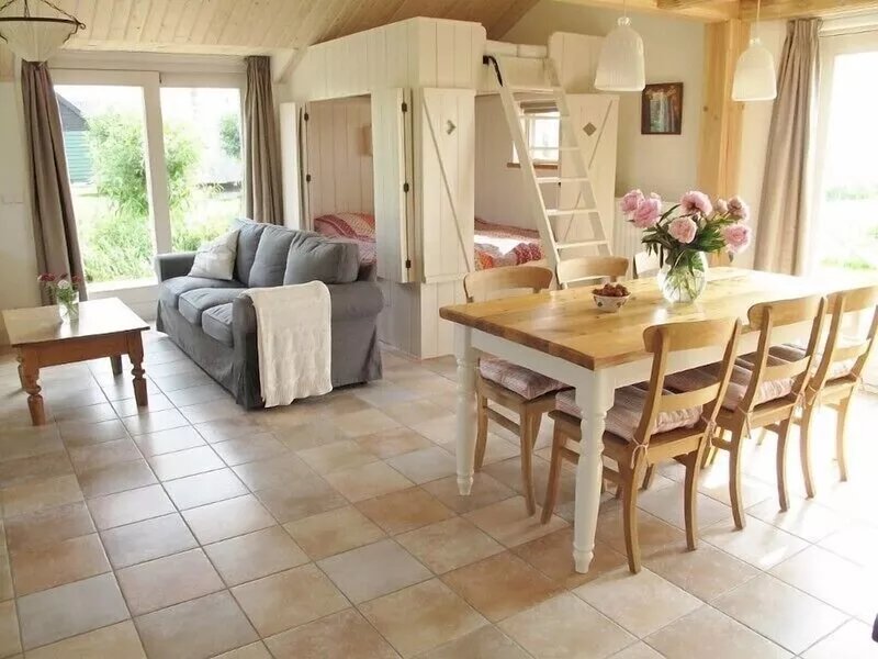 Beautiful, country style cottage near the windmill, polder and windmill view