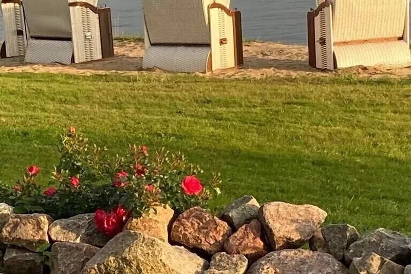 Apartment with a view of the island of Vilm