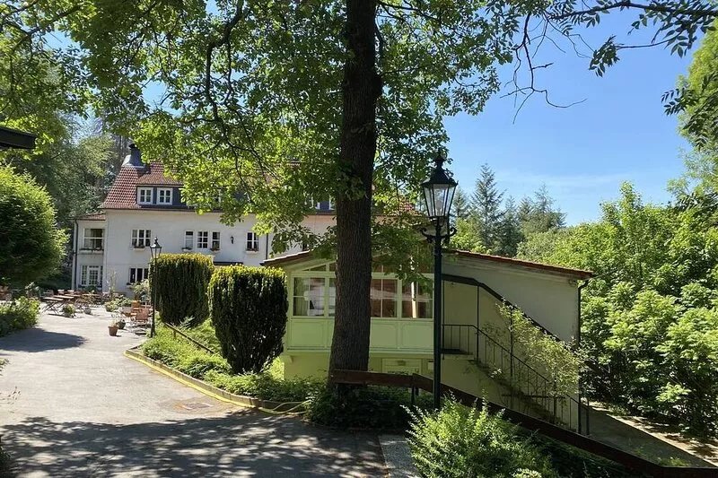 Surrounded by greenery, yet centrally