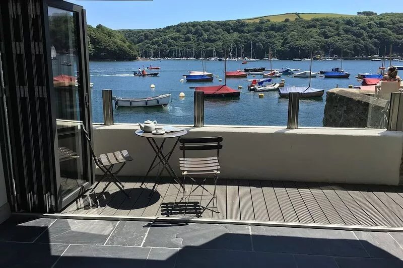 Newly Refurbished, Stunning Waterfront Property with Running Mooring, Fowey.