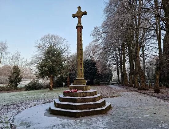 World War Two Memorial Cross .