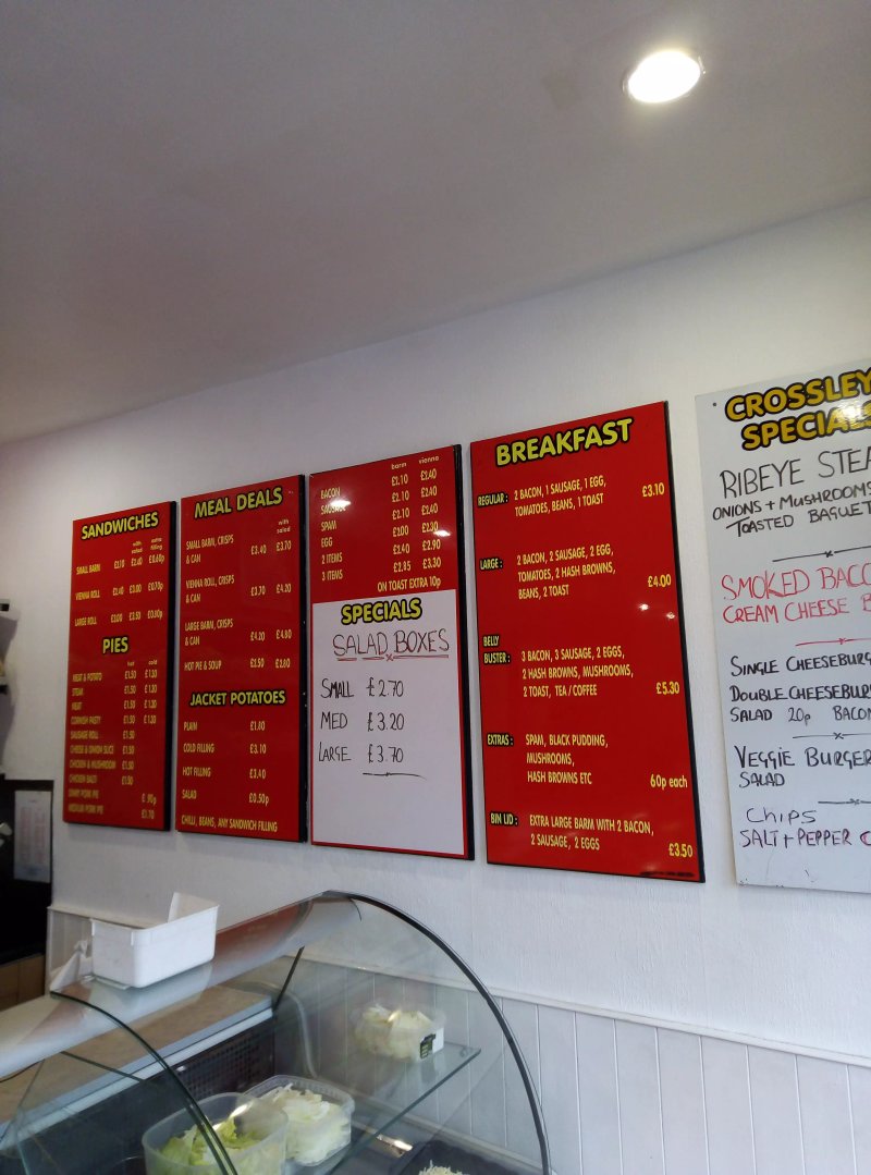 Crossleys Sandwich Shop