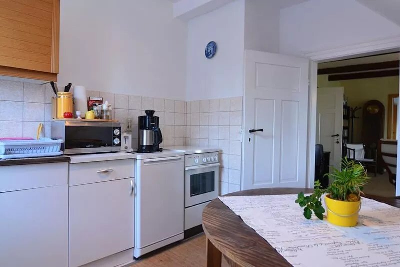 Modern holiday home in a listed villa with a view of Bad Suderode
