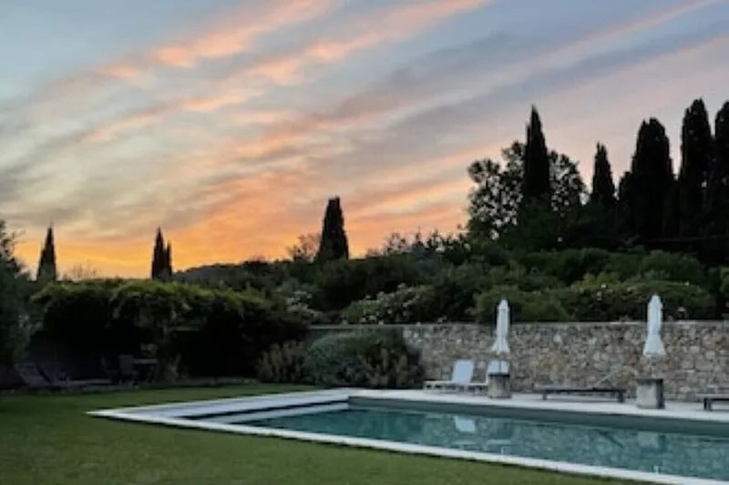 Architect's converted olive mill in historic town with garden and heated pool