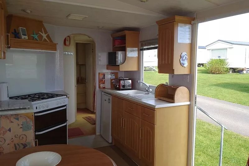 colin and Annie's caravan west wayland caravan park