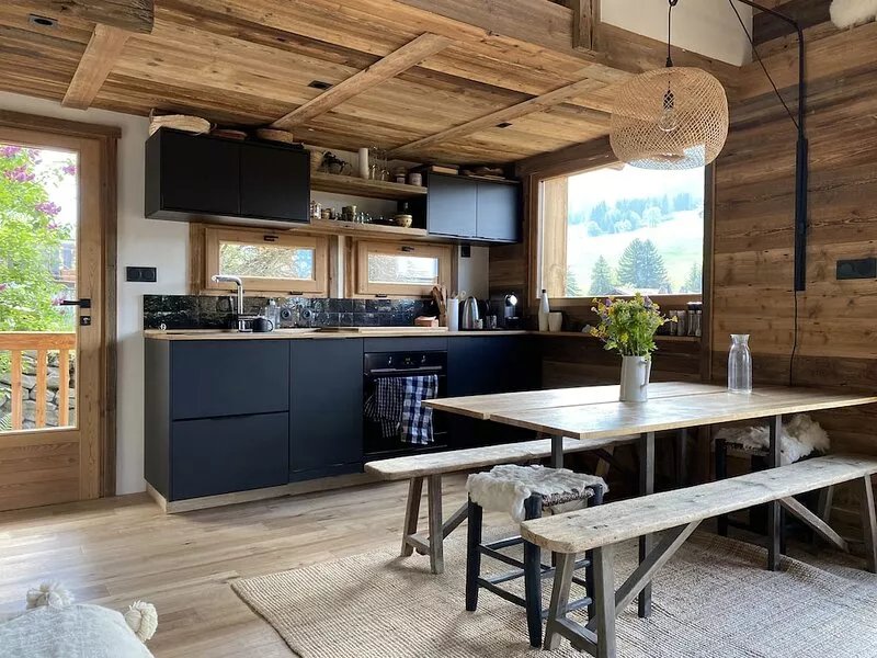 Magnifique Chalet Ancien Refait Neuf 8 Personnes Avec Sauna
