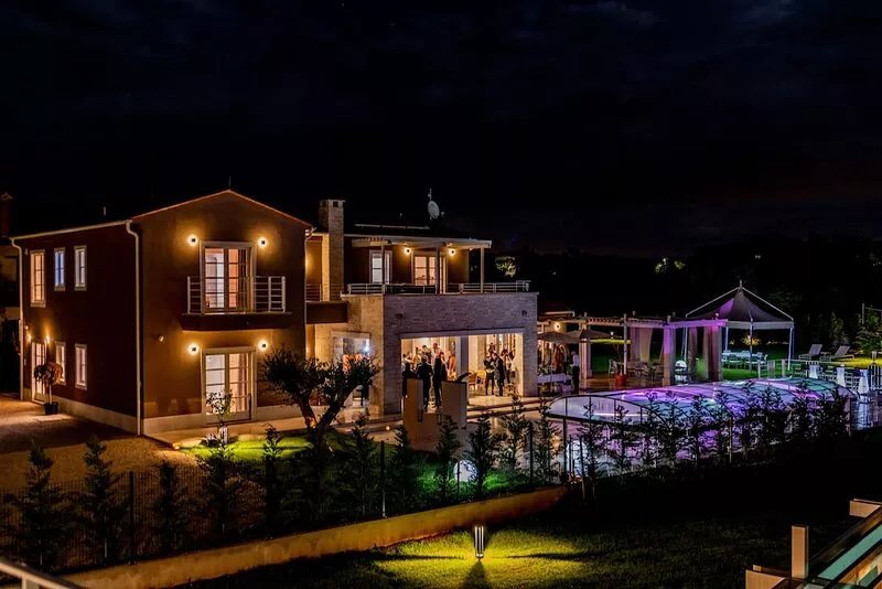 Design Villa Terra***** with 48m² pool, hot tub, golf court, fitness & spa house