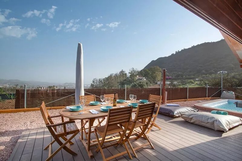 'Cabaña Juanito Del Roque' with Sea View, Private Terrace and Wi-Fi