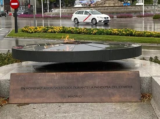 Monumento En Recuerdo De Las Victimas De La Pandemia Del Covid 19