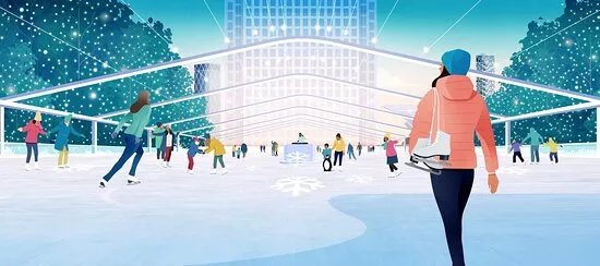 Ice Rink Canary Wharf