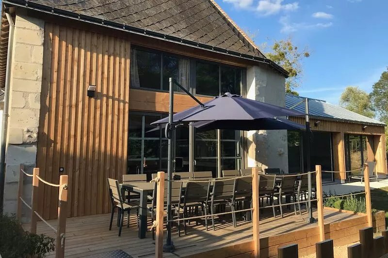 Gite l'Hermine, 15 pers, heated indoor pool, RDC PMR, enclosed garden