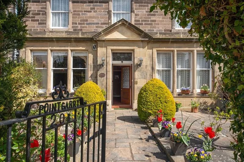 A generous, elegant front-line Victorian property with stunning sea, golf