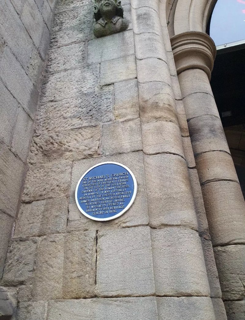 St Michaels Church Blue Plaque