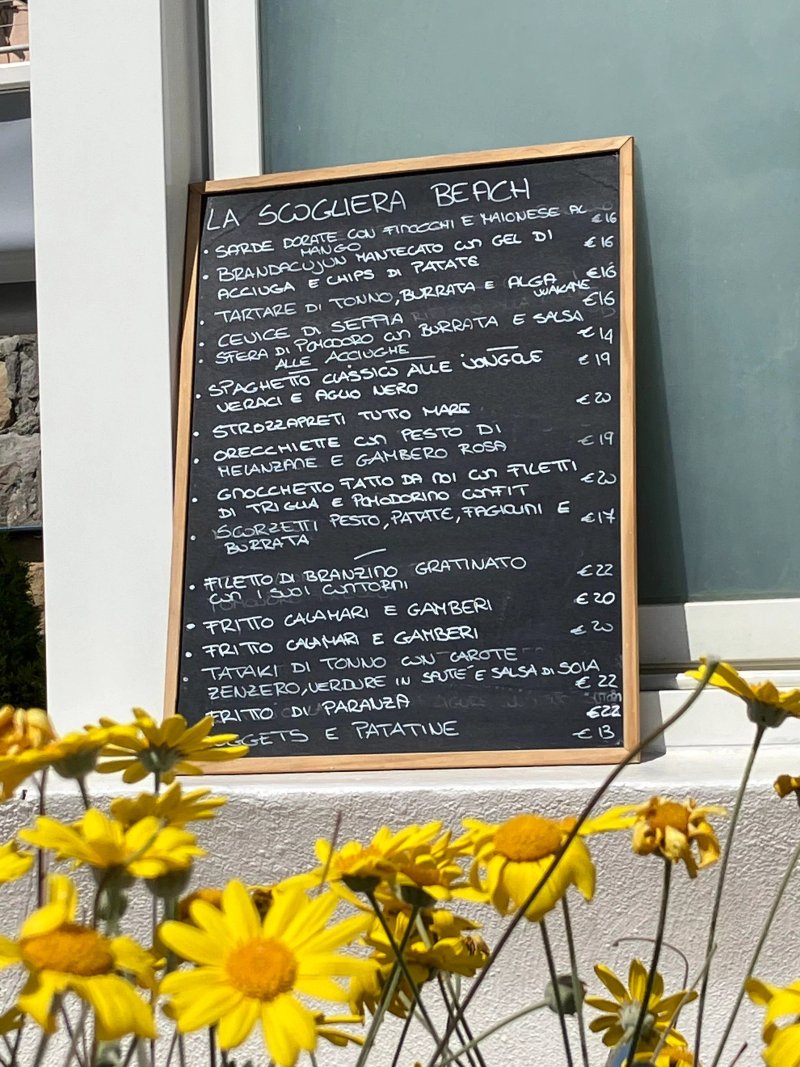 Ristorante della Scogliera Beach