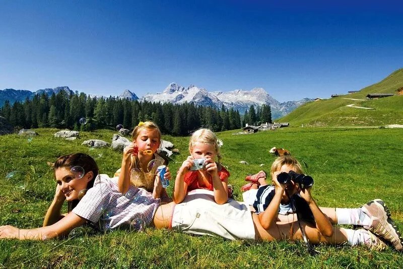 Large holiday apartment ideal for two families in the Salzburg region