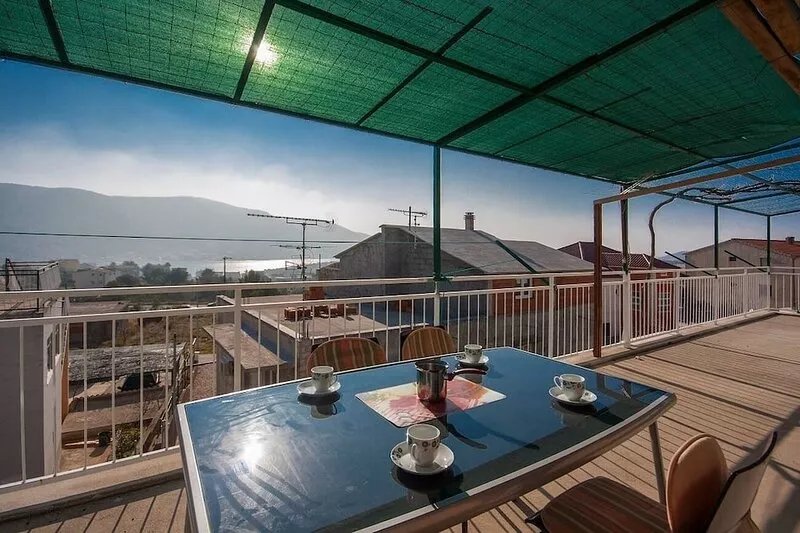 One bedroom apartment with terrace and sea view Grebaštica, Šibenik (A-13978-a)