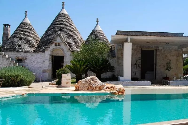 Trullo, Itria Valley, Panoramic Views, Infinity Pool, near Ionian & Adriatic Sea