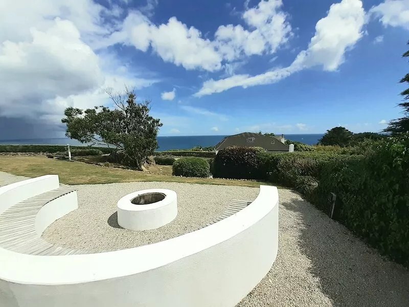 Tregarrek Point Amazing Location Clifftop  Above swimming beach Large Sleep 8