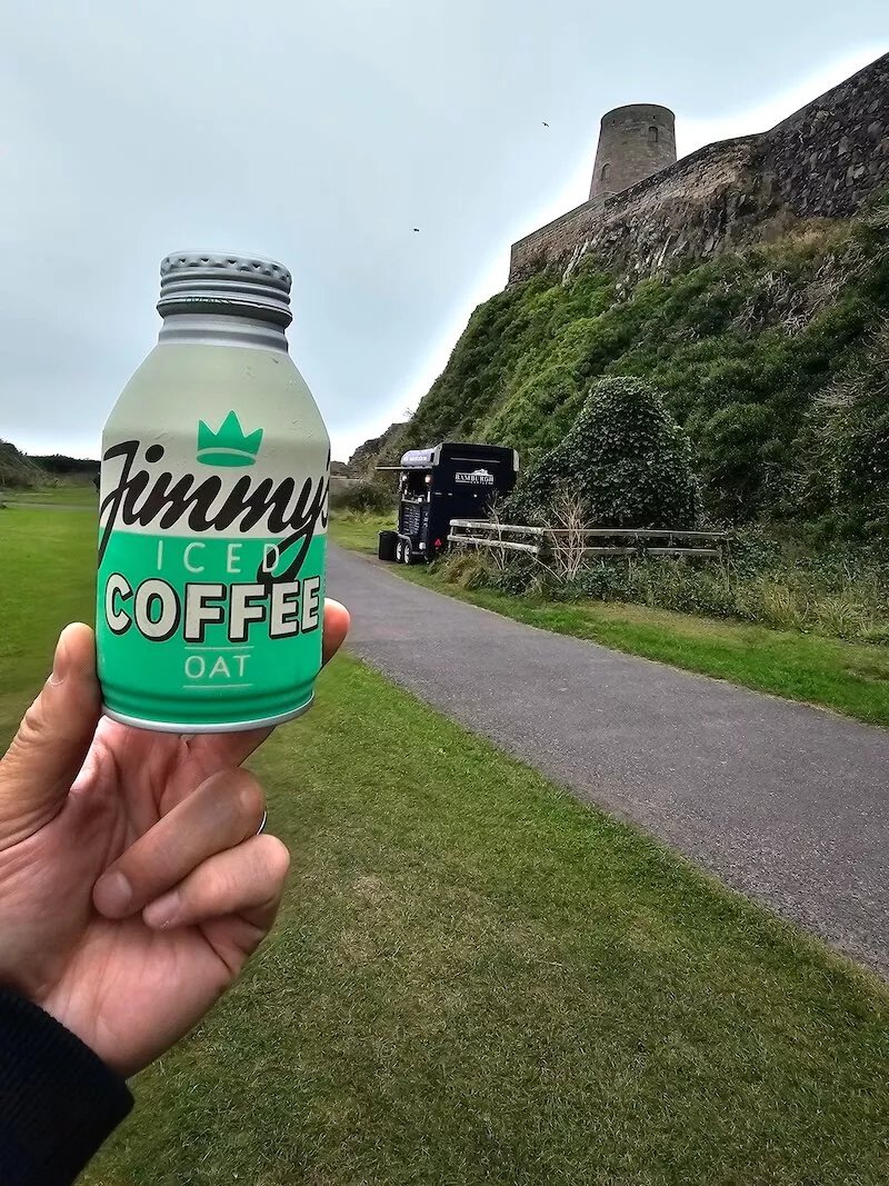 Bamburgh Castle Green coffee van