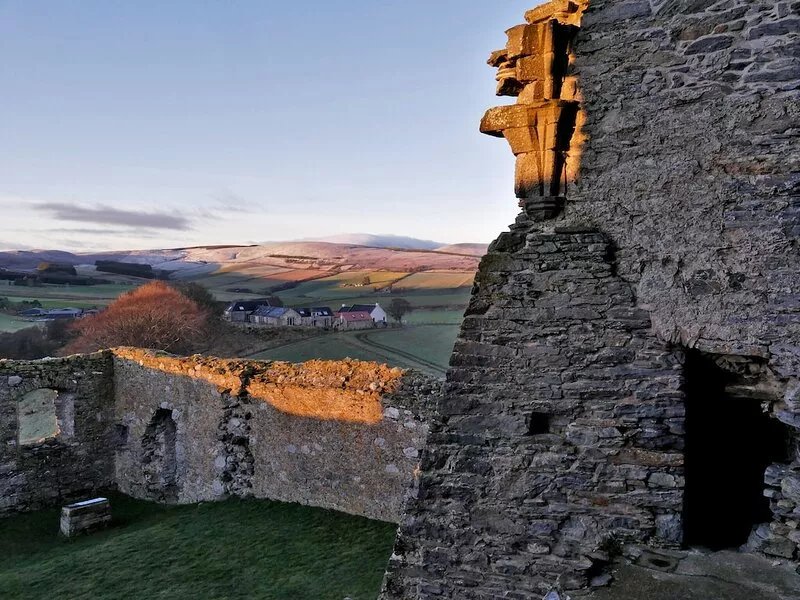 The Castle Bothy, self-catering accommodation next to historic Auchindoun Castle