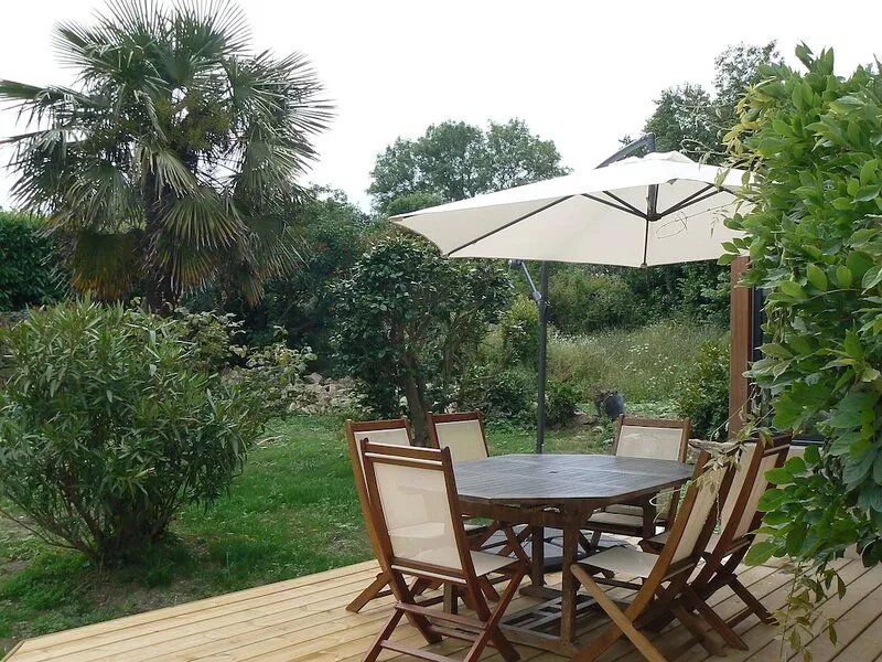 House in quiet hamlet. Garden and veranda facing south.