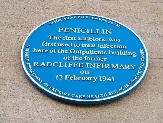 Blue Plaque: Penicillin