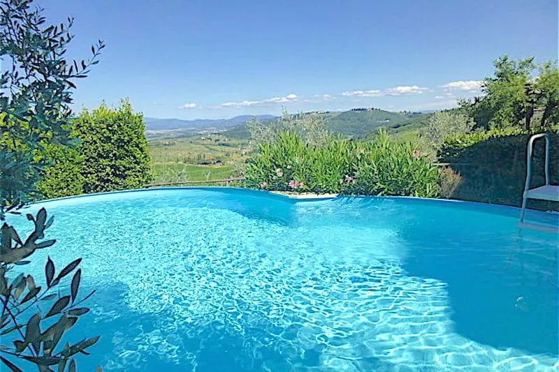 HILLS OVERLOOKING FLORENCE, TUSCANY, GREAT VIEW, PRIVATE POOL, GARDEN