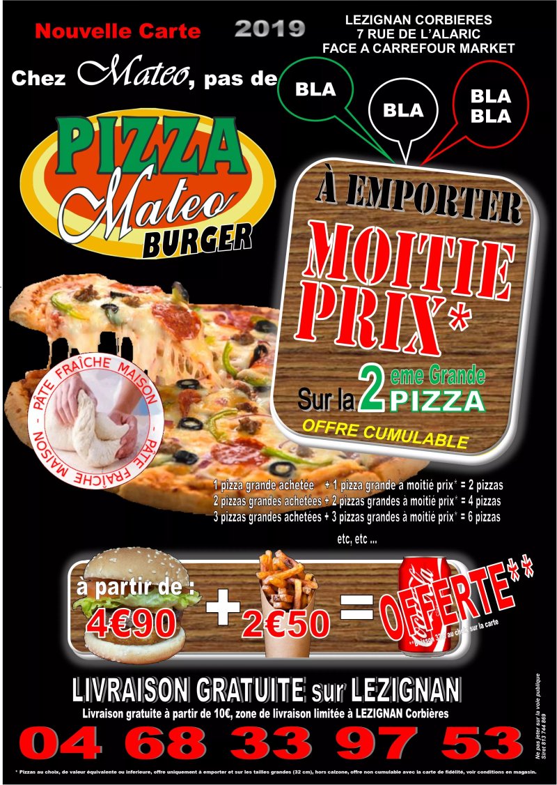 Pizza Mateo Burger