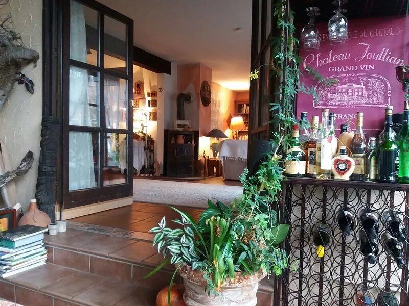 Romantic Black Forest house, enchanted garden, half-timbered town of Schiltach