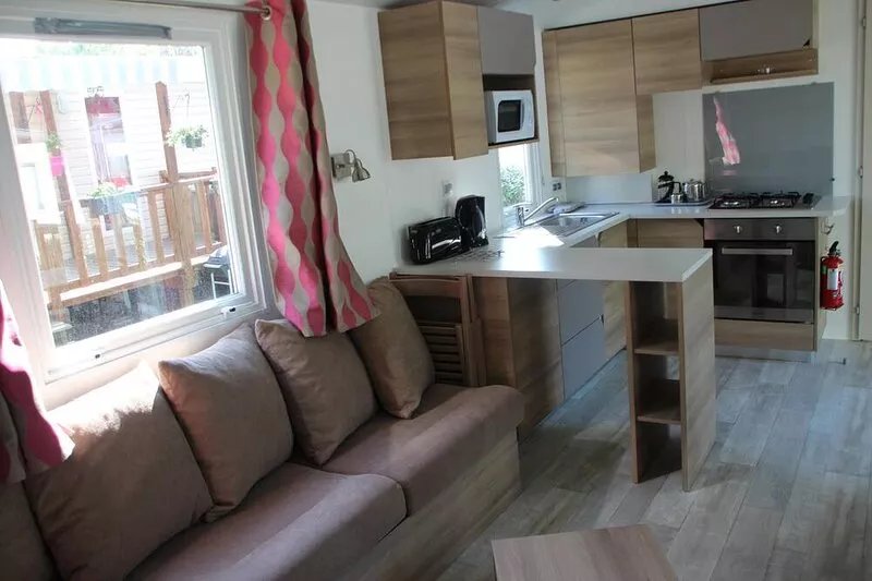 Mobil home new, 40m2, 3 bedrooms (including 1 parental suite), 2 SD, large