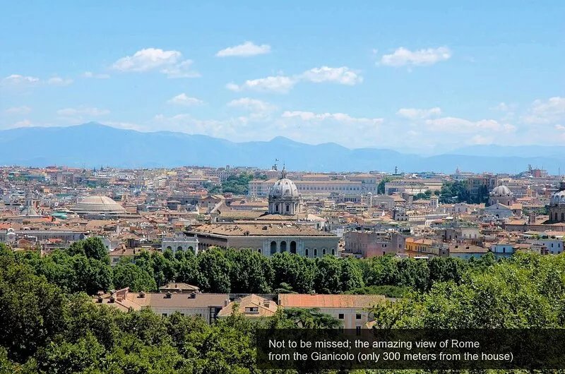 Apartment Rome Trastevere/Navona bright panoramic view 2 bedrooms 2 bathrooms