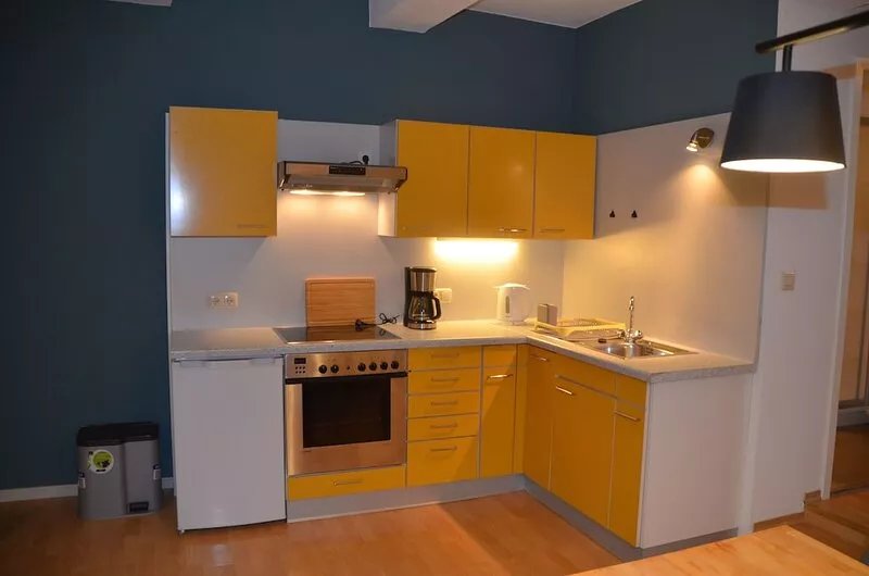 Lovingly furnished apartment in a listed half-timbered house.