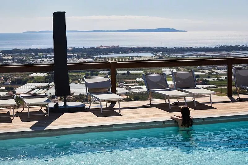 Propriété des Cistes-Magnifique vue Mer îles d'Hyères 180°- Piscine 6*12m