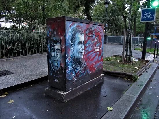 “Je suis Ahmed” - Fresque street artist C215