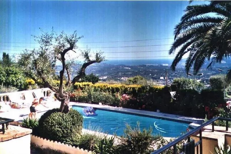 French Riviera Art Deco Luxury Villa, aircon,UNIQUE PANORAMIC VIEW Grasse & sea