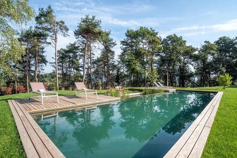Luxury Villa With large Eco-Pool And Magnificent Views of the Alps