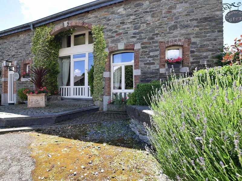 Old farmhouse carefully restored in a peaceful