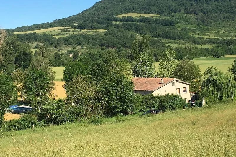 Peaceful countryside setting, private pool yet close to the village.
