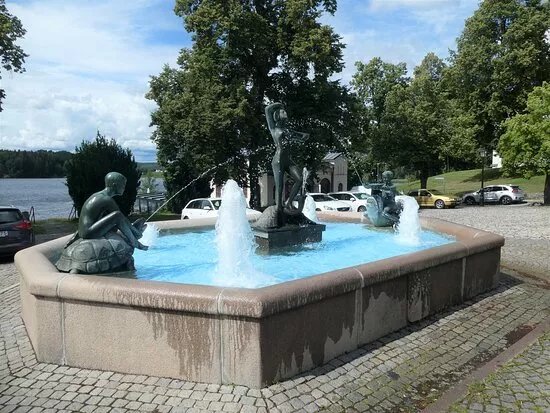 Statyn ''Leda och svanen''