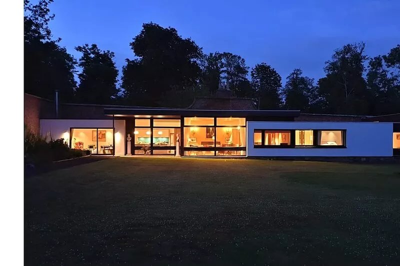 Leuchie Walled Garden Luxury mid-Century holiday home that sleeps 12,