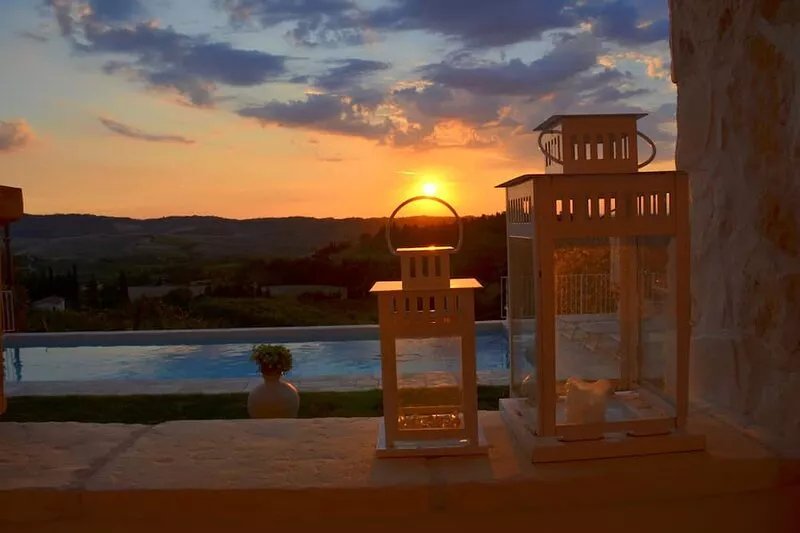 Enjoy breathtaking view and sunsets from the Swimming pool - Casa Magnolia SOLE