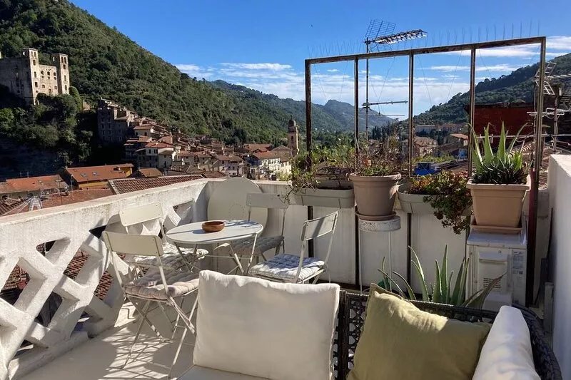 La Terrazza - Grandioser Blick Über Dolceacqua und das Castello Doria