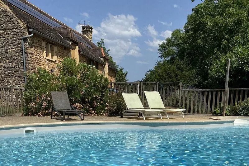 Stone house in the golden triangle near Sarlat