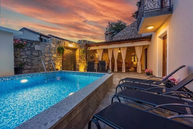 Family friendly house with a swimming pool Grižane, Crikvenica (K-19783)
