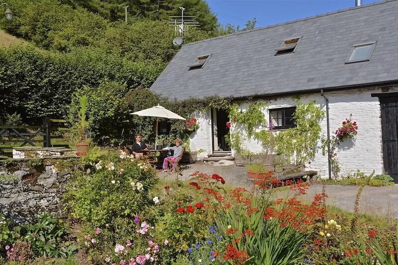 Barn Cottage on a Welsh hill farm in the Brecon Beacons