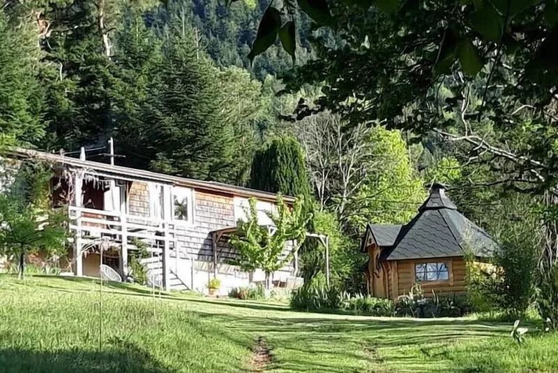 Chalet near forest lakes and hiking trails